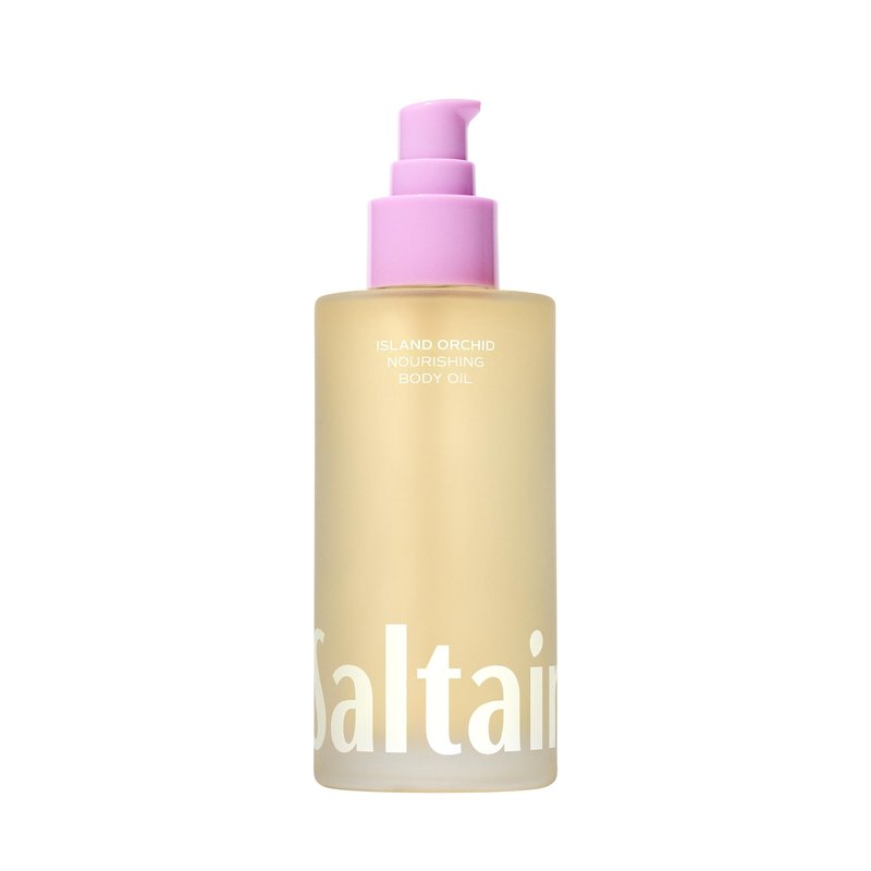 Saltair Body Oil – Silky After Shower and Bath Dry Oil for Women and Men – Non-Greasy, Well-Absorbing Moisturizer for Hydrating Dry Skin – Island Orchid Scent, 4oz