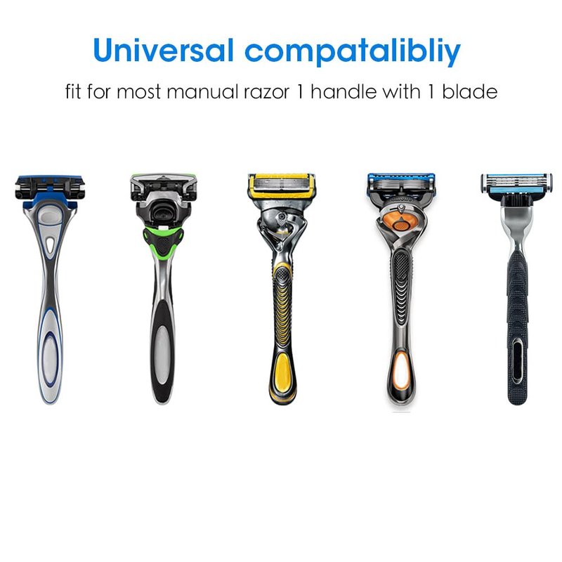 Nincha Manual Razor Case - Portable Plastic Trimmer Protector in Sleek Black Color