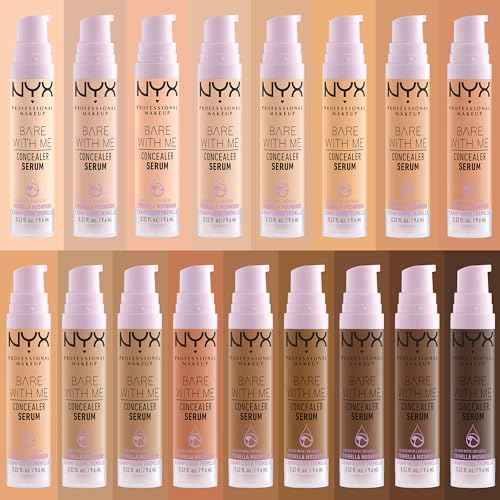 NYX PROFESSIONAL MAKEUP Bare With Me Concealer Serum, Up To 24Hr Hydration - Caramel