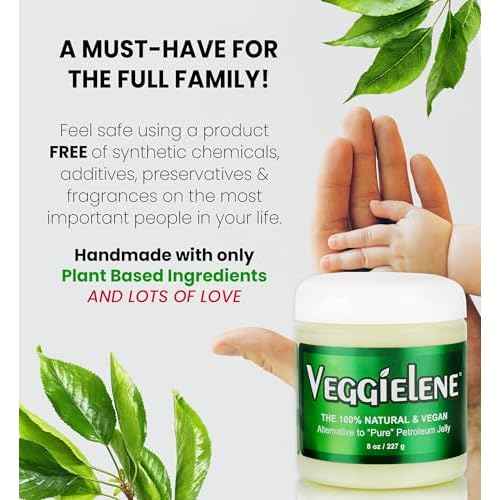 Beesaluxe Veggielene - 100% Natural, Vegan & Hypoallergenic Alternative to Petroleum Jelly - Unpetroleum - Lips, Hands, Baby, Makeup Remover and More (8 Ounce)
