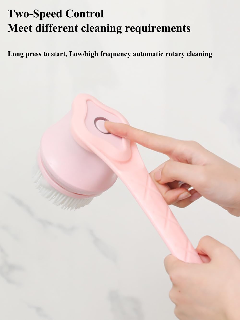 Electric Body Brush for Shower, Rotating Back Scrubber, Waterproof Rechargeable, Deep Cleansing