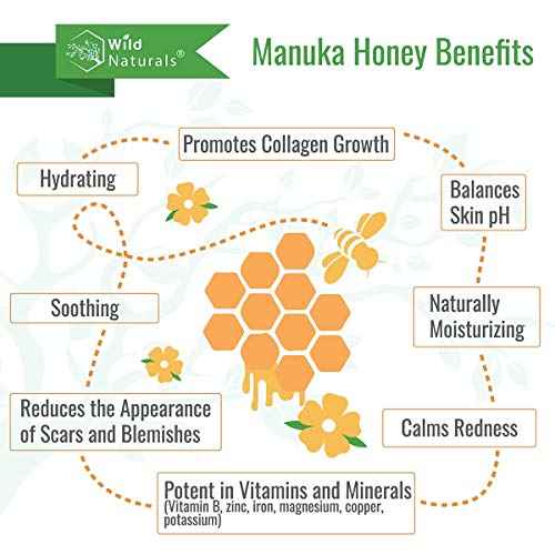 Manuka Honey Shampoo and Conditioner - Soothing Moisturizing Formula for Eczema, Psoriasis, Curly Hair, and Color-Safe - All Natural Set