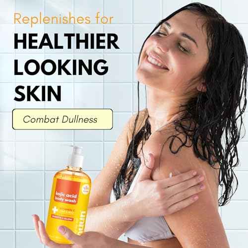Muun Body Wash with AHA&BHA Exfoliating, 16.9 Fl Oz/500ml Prevent Ingrown Hair Even Skin Tone Underarm Bikini, Smoothe & Soften Body Wash