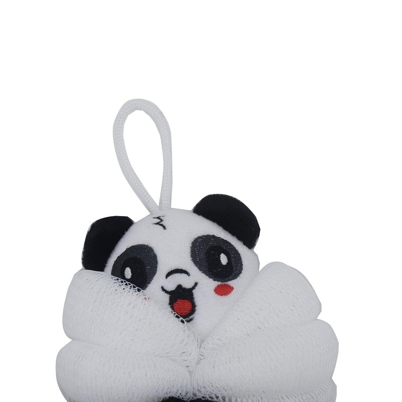 Cute Animal Bath Loofahs Sponge Pouf Mesh Body Scrubber Shower Exfoliating for Women Kids Girls Boys