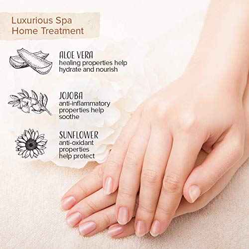 Nu-Pore Moisturizing Gloves ? Hand Mask for Dry Hands and Moisturizer with Jojoba Oil and Aloe Vera to Help Repair and Soothe Extra Dry Skin, Paraben & Latex Free (24 Pack)