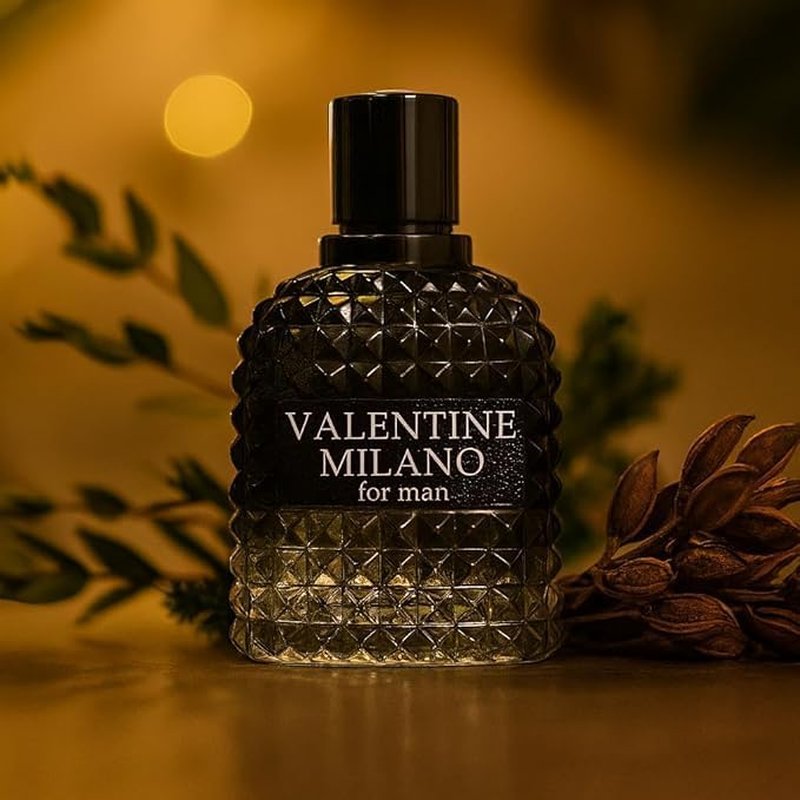 Men’s Cologne Gift Set – 4 Fragrance Collection (Valentine Milano, Valencia Uomo, Uomo Fantasy, Verse Pour Homme) – Citrus, Woody, Aromatic & Spicy Notes – 3.4 Fl Oz Each