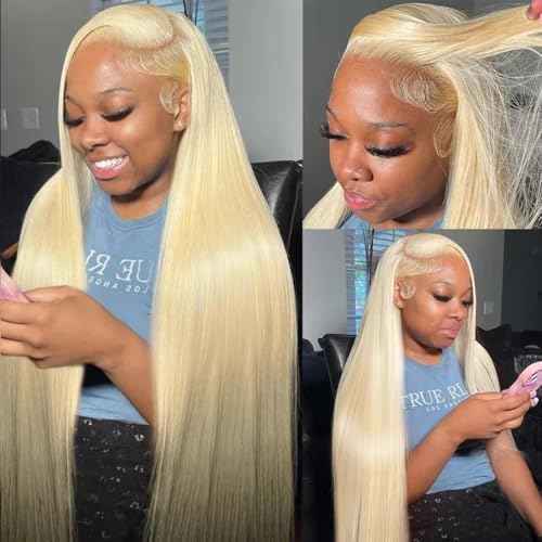 613 Bundles Straight Blonde Bundles Human Hair 12A Brazilian Virgin 613 Straight Human Hair Bundle 16 18 20 Inch Quick Weave 3 Bundle