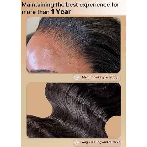 Triippy Raw Hair 5x5 HD Lace Closure Body Wave More Less Shedding than Regular Virgin Hair,0.10mm Ultra-Thin 5x5 Swiss Real HD Lace with 100% Raw Cambodian Human Hair(12 Inch)