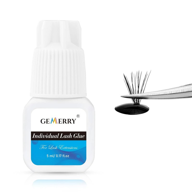 Eyelash Glue for Cluster Extensions - Long Lasting Adhesive for Self Application | 5ml - Black