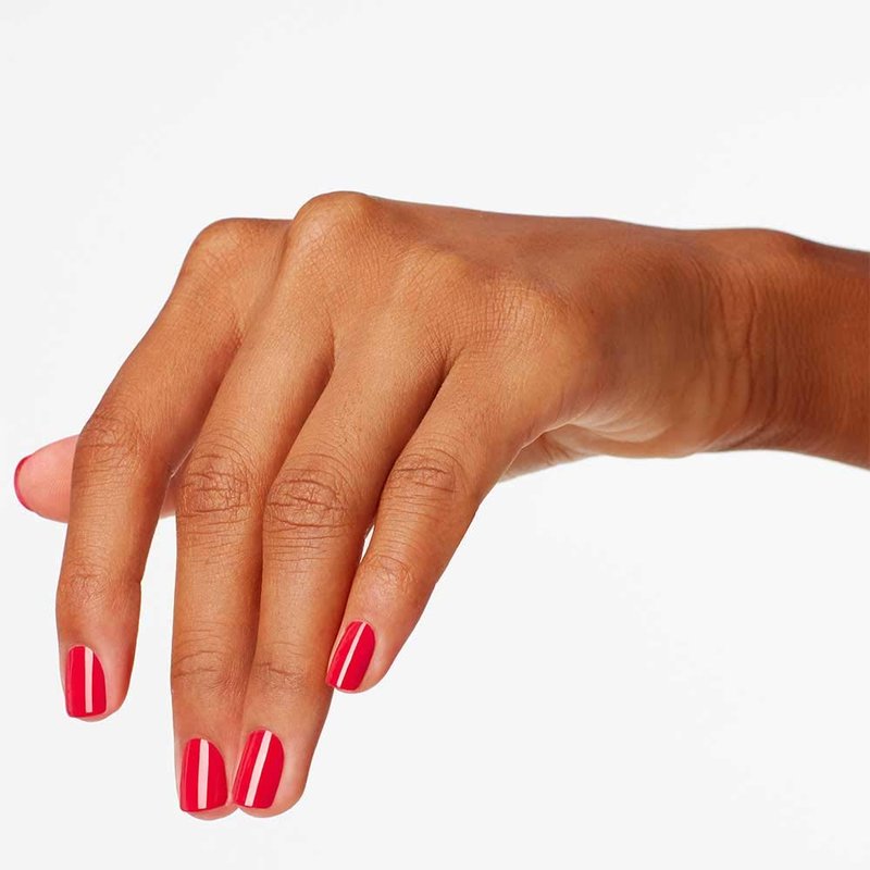 OPI Nail Lacquer Red Nail Polish - Crème, Shimmer & Glitter | Fast-Drying, Chip-Resistant | 0.5 Fl Oz