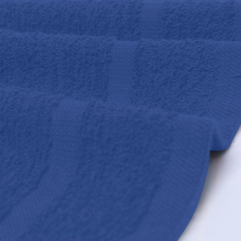 Avalon Towels Cotton Washcloths – (Pack of 36) Size 12x12 Inches, 100% Ring Spun Cotton, Soft & Absorbent Face Towels, Gym Towels, Hotel and Spa Quality, Reusable Fingertip Towels (Blue)