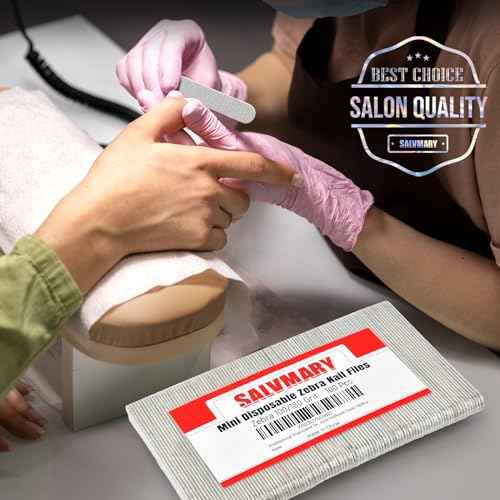Professional Disposable Zebra Nail Files 100/180 Grit 5" Double Sided Emery Board Manicure Pedicure Tools 100Pcs