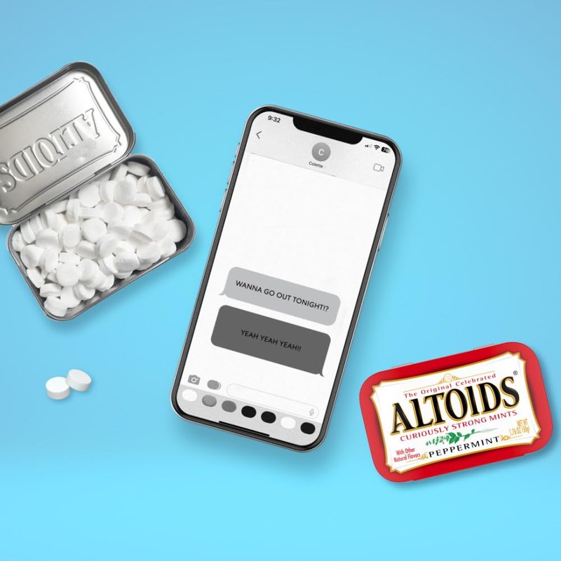 ALTOIDS Peppermint Breath Mint Tins, 3.52 Oz (Pack of 2)