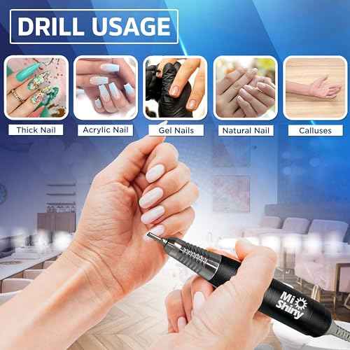 30.000RPM Professional Nail Drill Machine - Hand Drill for Nails - Replacement Nail Drill Handpiece Compatible with KUPA KP55, KP60, KP5000, UP-200