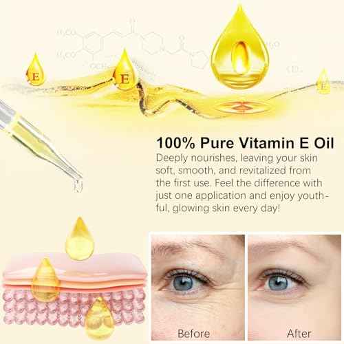 Vitamin E Oil, 75,000 IU Ultra Concentrated Pure Vitamin E Oil for Face