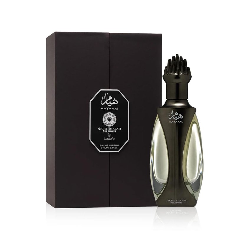 Lattafa Niche Emarati Hayaam – Marine, Citrus, Floral, Woody – Eau de Parfum Long-Lasting Fragrance for Everyone, 3.4 Ounce / 100 ml