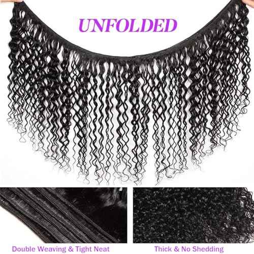 28 Inch Water Wave Bundles 12A Water Wave One Bundles Human Hair 100% Brazilian Unprocessed Remy Single Curly Wet And Wavy Bundles Human Hair Natural Color