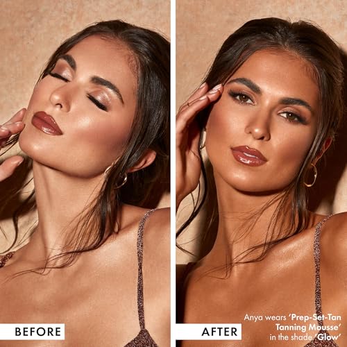 ICONIC LONDON Prep Set Tan Mousse | Long Lasting, Sun Kissed Skin, Bronze Glow, Cruelty-Free, Vegan Makeup