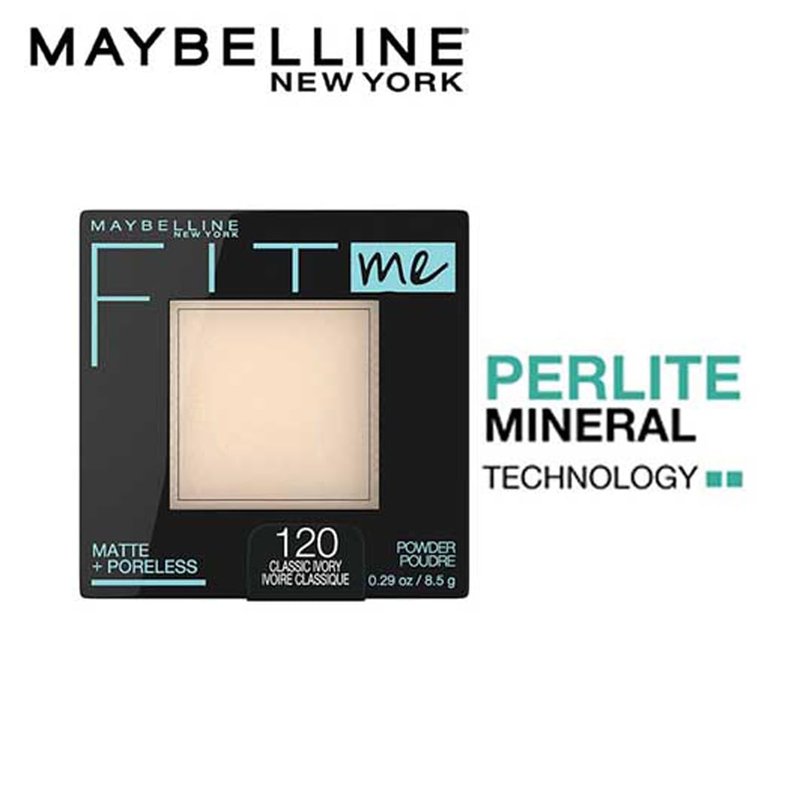 Maybelline Fit Me Matte + Poreless Pressed Face Powder - Classic Ivory, 1 Count | Flawless Finish