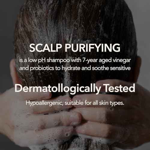 107 Clarifying Shampoo - Purifying Shampoo for Build Up, Dirt, Oil, Itchy, Dry Scalp ? Fermented Vinegar & Ginseng for Refreshed & Revitalized Scalp - Paraben, Phthalate and Sulfate Free (12.84oz)