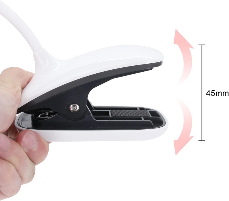 Skiennix Flexible UV LED Nail Lamp - 18W Gooseneck & Clamp Nail Dryer for Acrylic Gel Curing | USB Powered