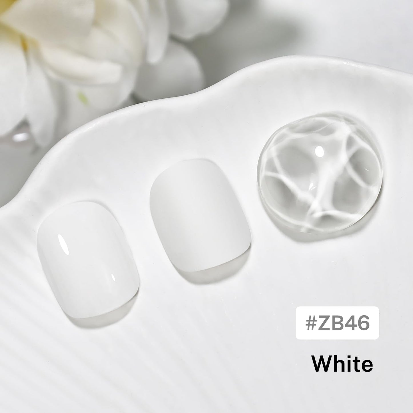 White Nail Polish - 16.5ml Quick Drying & Long Lasting Color | Perfect for DIY Home Manicure & Nail Art