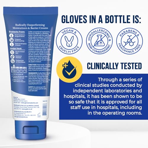 Gloves in a Bottle Shielding Lotion, Relief for Eczema and Psoriasis, 3.4 ounces (Pack of 2)