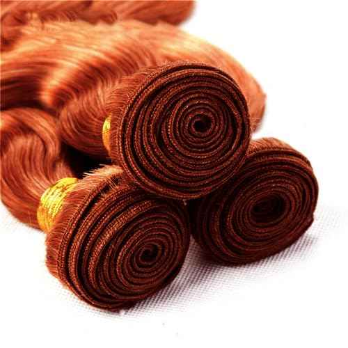 Color #33 Bundles Human Hair Reddish Brown Body Wave 3 Bundles 30 32 34 Inch Unprocessed Brazilian Virgin Copper Red Body Wave Human Hair Extensions