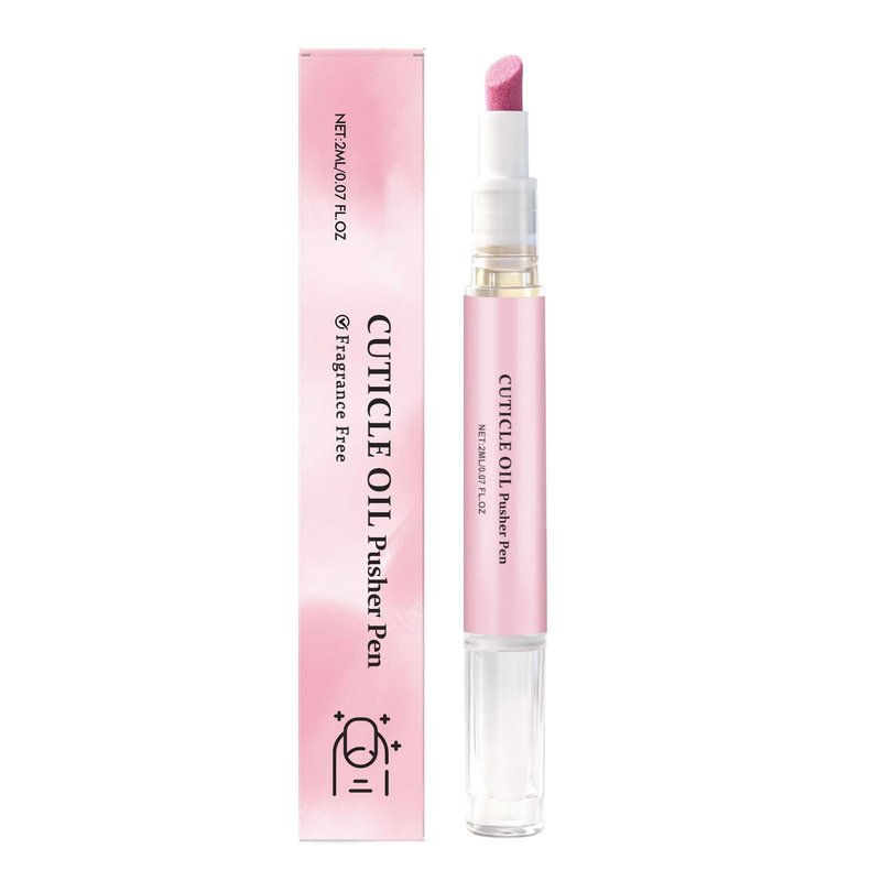 Ceramic Cuticle Pusher & Oil Pen, 1PC Gentle Cuticle Remover for Hangnails & Dry & Damaged Nails, Nail Care Pen for Repair & Nourish Nails