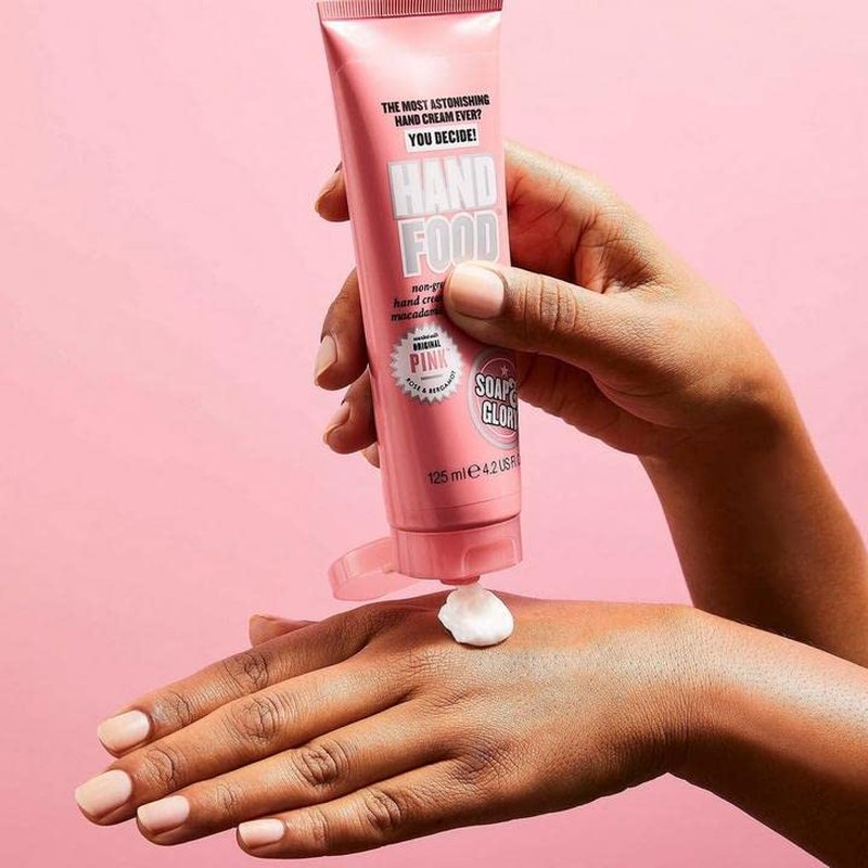 Hand Cream - Hydrating Almond Oil & Shea Butter Moisturizer | Rose & Bergamot Scent, 125 ml