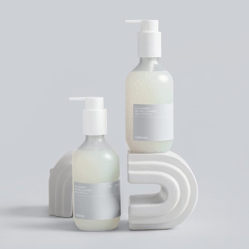 celimax Dual Barrier Mild Gel Cleanser | with Ceramide, Facial Cleansing, Hydrating, Moisturizing, Soothing, Calming Face Wash, 200ml