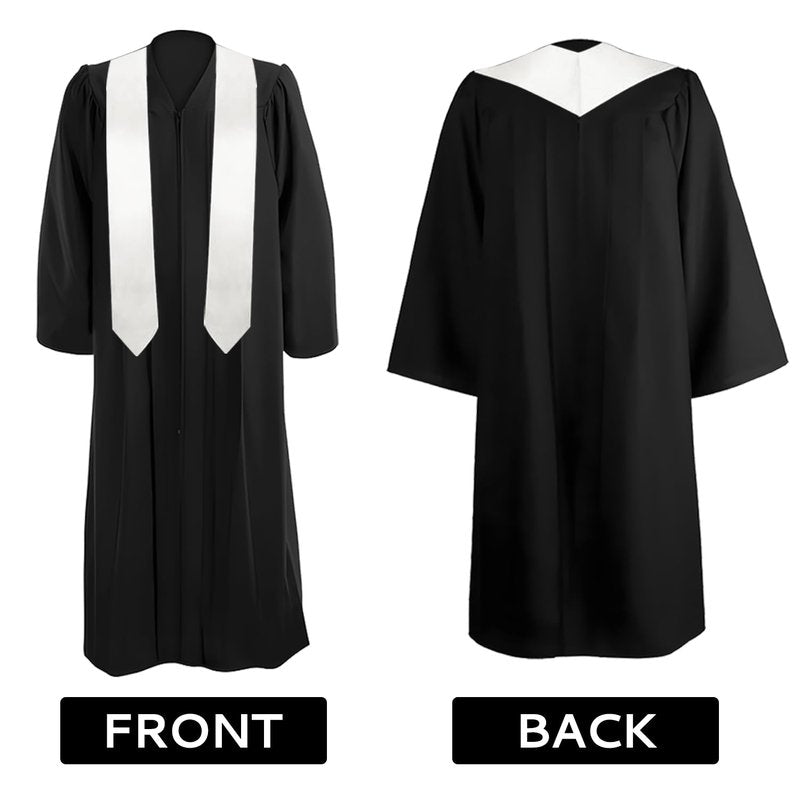 Lxzyu Graduation Stole Class of 2026,Unisex Adult Graduation Sash 2026,Stoles for Graduation 2026 for Choral & Academic 70" White
