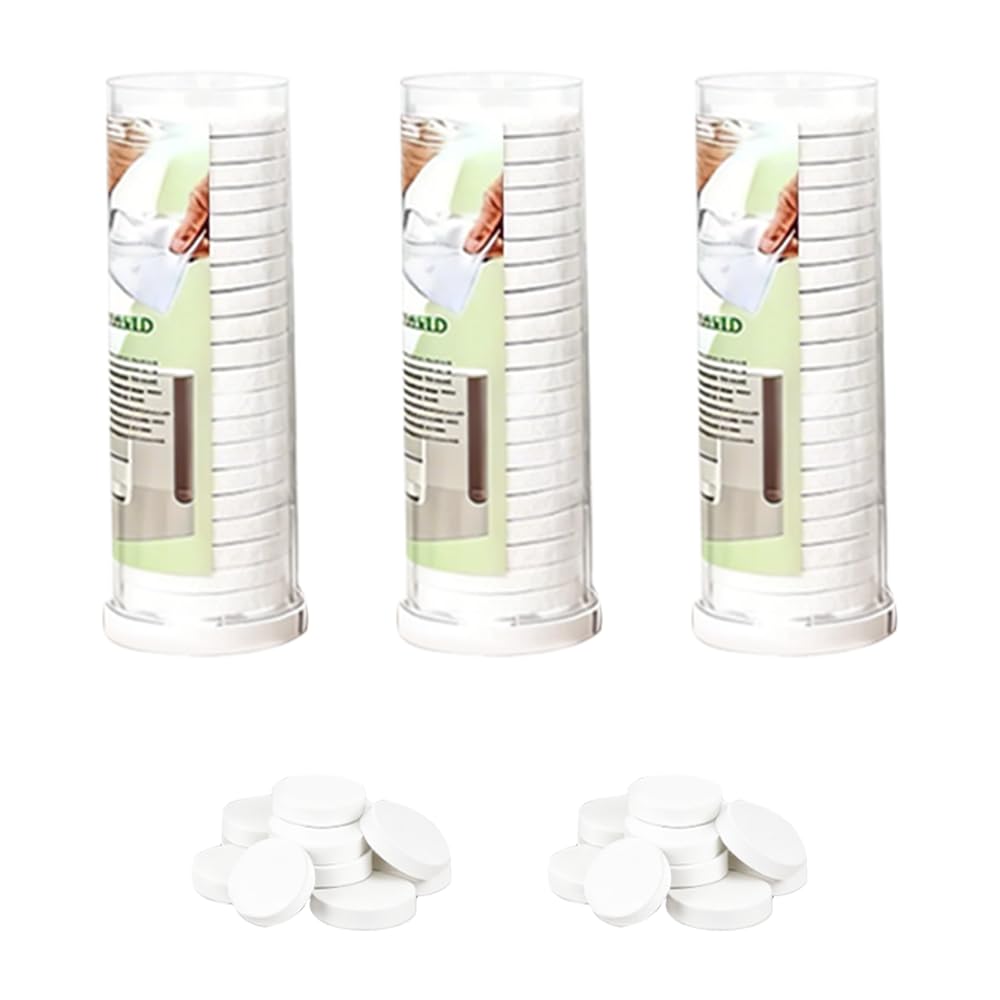 Towel Refills for Hot Face Towel Heater Machine, 60 Pcs Disposable Compressed Face Towels for Smart Towel Warmer, 3 Buckets, 20 Pcs Per Bucket
