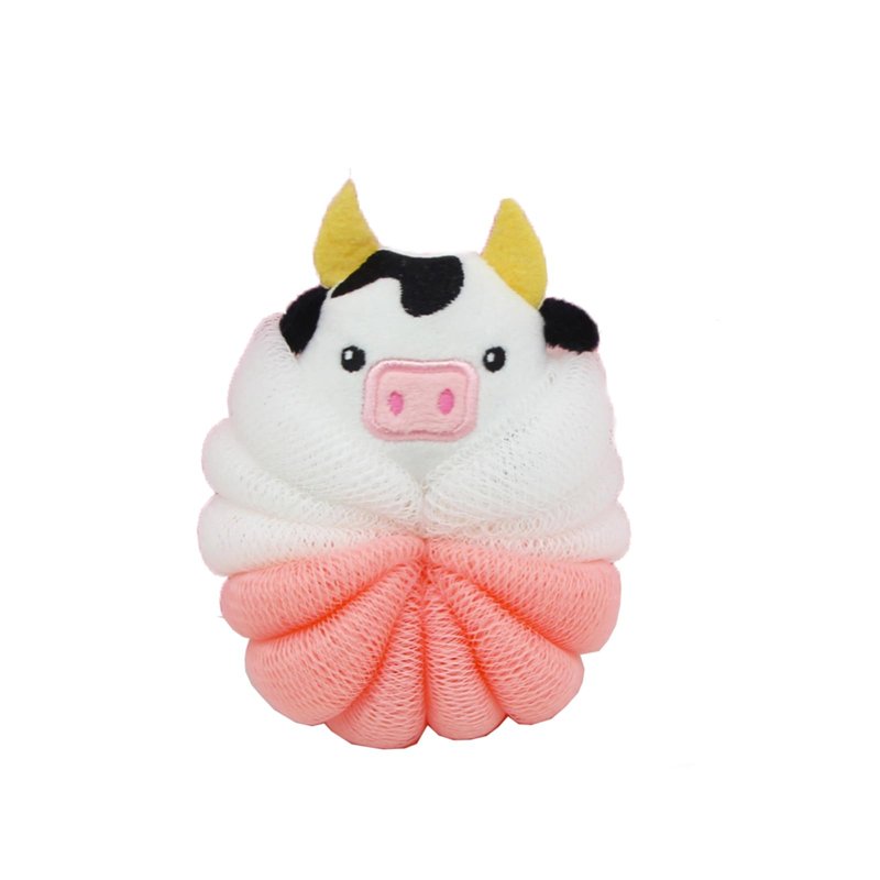 Cute Animal Bath Loofahs Sponge Pouf Mesh Body Scrubber Shower Exfoliating for Women Kids Girls Boys