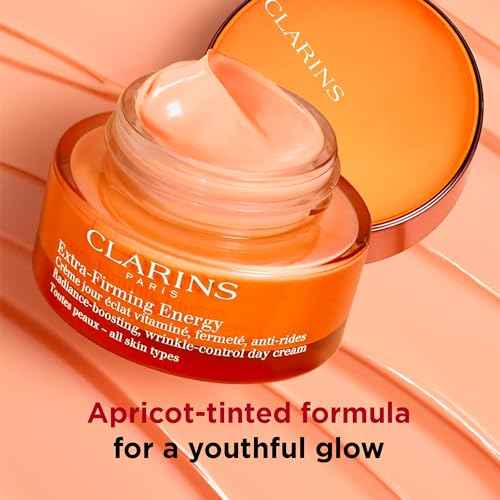Clarins Extra-Firming Energy Moisturizer | 2-in-1 Anti-Aging Day Cream | Radiance Boost | 1.7 Ounces