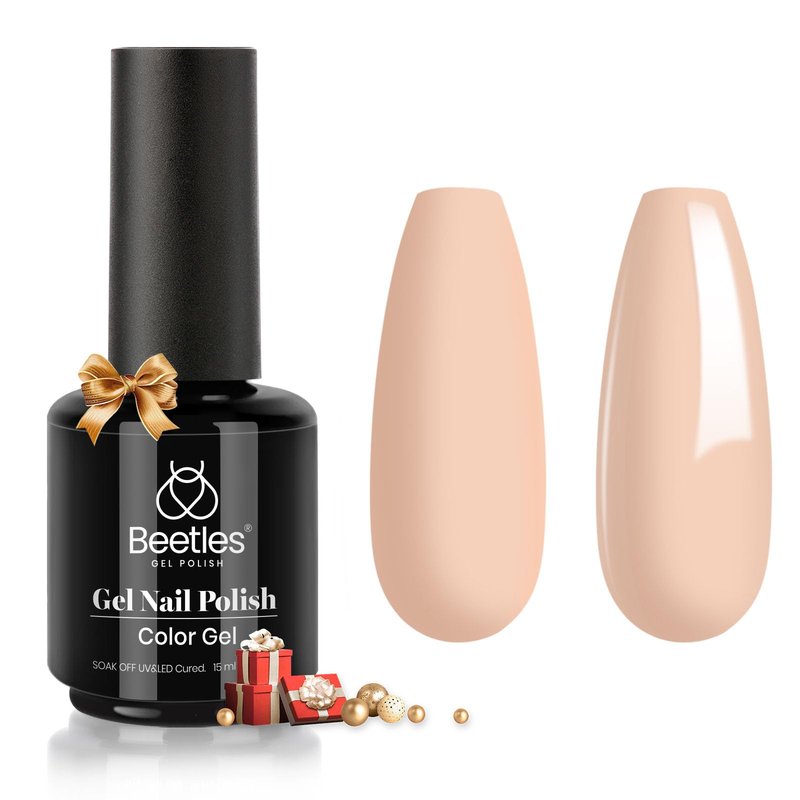 Beetles 15ml Natural Gel Polish Pale Nude Color Nail Gel Pink Neutral Soak Off Uv LED Nail Lamp All Season Nail Art Design Manicure Salon DIY Salon