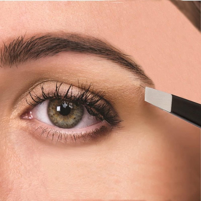 Skiennix Eyebrow Tweezers - Professional Stainless Steel Hair Removal Tool for Women | Precision for Ingrown Hair & Splinters