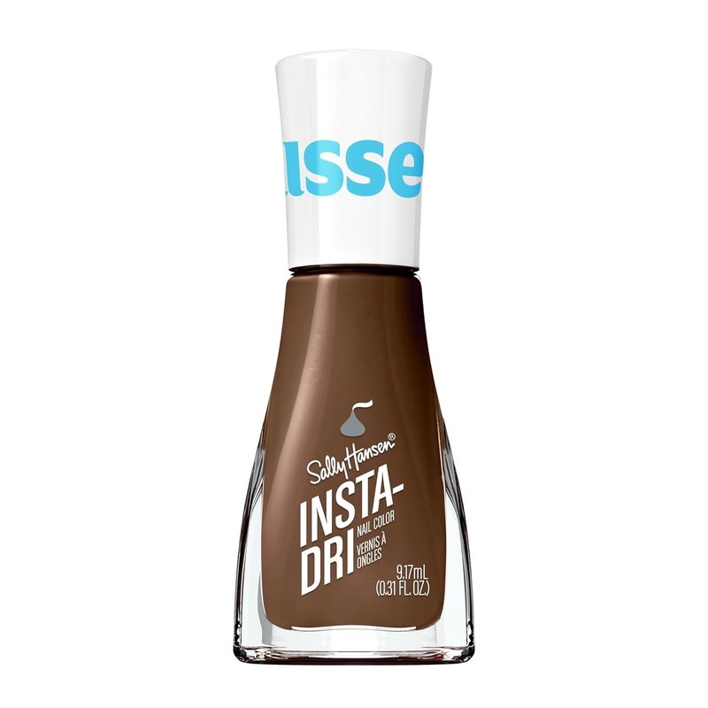 Sally Hansen Nail Polish - Insta-Dri Cocoa Brown | Quick Dry, Long Lasting, Streak-Free Shine | Opaque & Glossy Finish