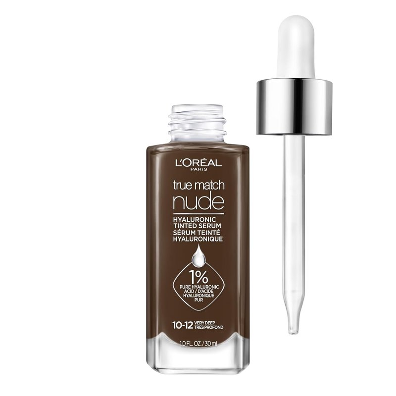 L'Oreal Paris True Match Nude Hyaluronic Tinted Serum Foundation - Very Deep 10-12 | 1 fl. oz.