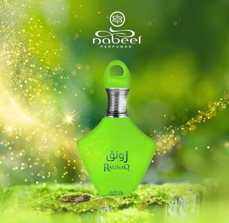 Nabeel Souq Collection - Raunaq for Unisex - Arabian Perfume for Women & Men - Fragrance with Orange, Strawberry, Cedar, Sandalwood, Amber, Musk Scent - Arabic Cologne - Travel Size - 3.3 oz EDP Spray