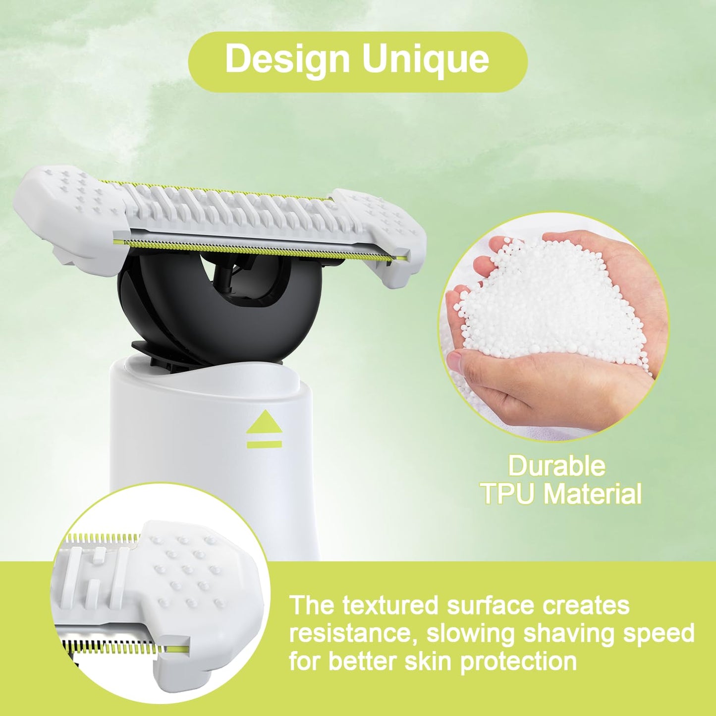 Skin Protect Replacement Guards for p-hilip norelco O-Blade, 3 Pack Unisex Intimate Pubic & Personal Body Groomer & Trimmer Protect Guards with Extra Skin Protection (BLADE NOT INCLUDED)