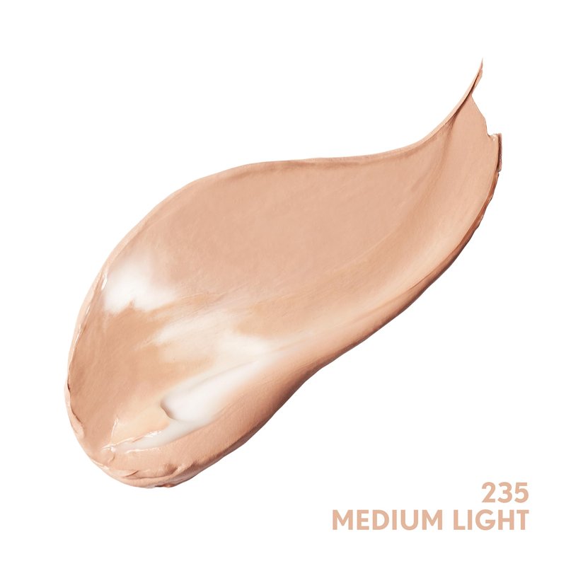 COVERGIRL Simply Ageless Instant Wrinkle Defying Foundation, SPF 28, Hyaluronic Complex & Vitamin C - 235 Medium Light, Pack of 1