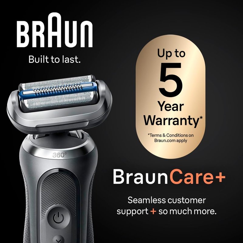 Braun Electric Razor for Men Series 7 - 4-in-1 Shaver with Precision Trimmer & Extra Head | S7 7187ps