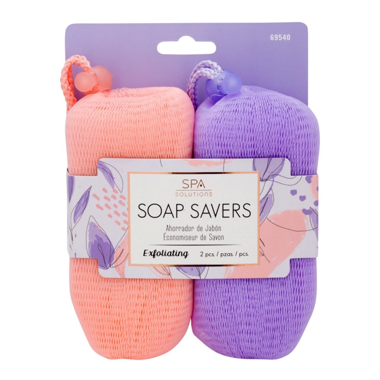 SOAP SAVER DUO (LAVENDER/PEACH)