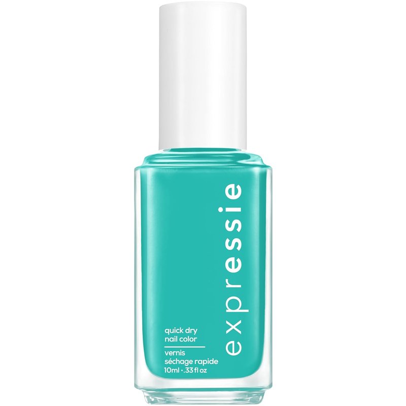Essie Expressie Nail Polish - Quick Dry Vegan Blue Color | 0.33 Fl Oz