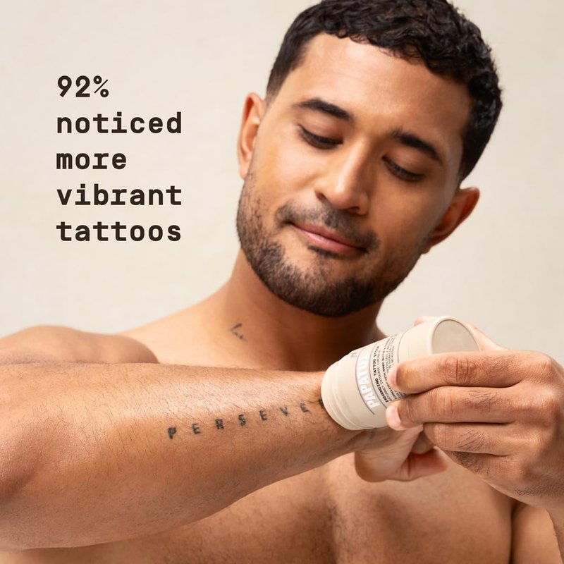 PAPATUI Mess-Free Tattoo Stick - Revitalize & Protect Tattoos with Vitamin E | Fragrance-Free | 2.6oz
