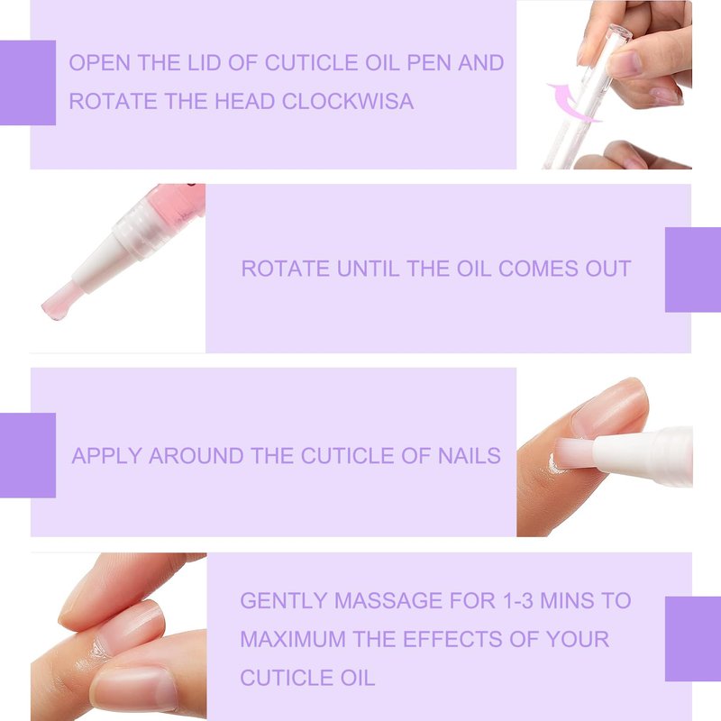 15 PCS Cuticle Oil for Nails, GRUNIL Cuticle Oil Pen for Nail Growth Treatment, Nail Strengthener for Thin Nails and Growth Nail Oil Home Nail Care Kit Pedicure Supplies Manicure Tools