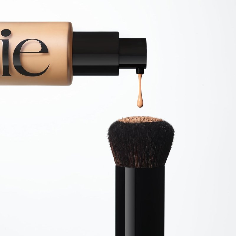 Saie The Base Foundation Brush - Ultra-Soft Liquid Makeup Brush with Cruelty-Free Synthetic Bristles | Perfect for Foundation & Cream Bronzers