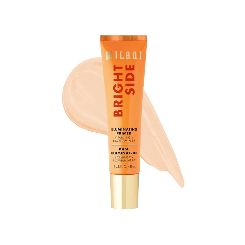 Milani Face Primer - Brightening & Illuminating Makeup Primer with Vitamin C, Squalane & Jojoba Oil | 1 Fl. Oz