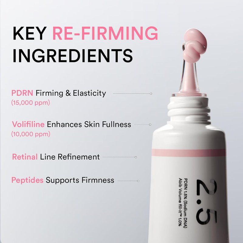 Abib PDRN Volume Fill-It Booster Cream - Facial Plumping with 15,000ppm Peptides | Anti-Aging for Forehead, Smile Lines & Neck | 1.01 fl oz